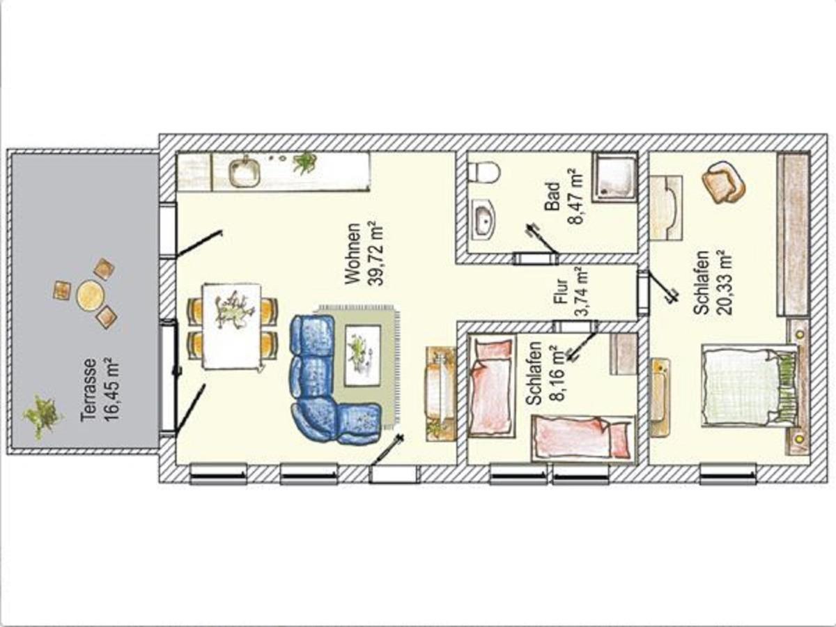 Bellevue-App-11 Apartment Херингсдорф Екстериор снимка