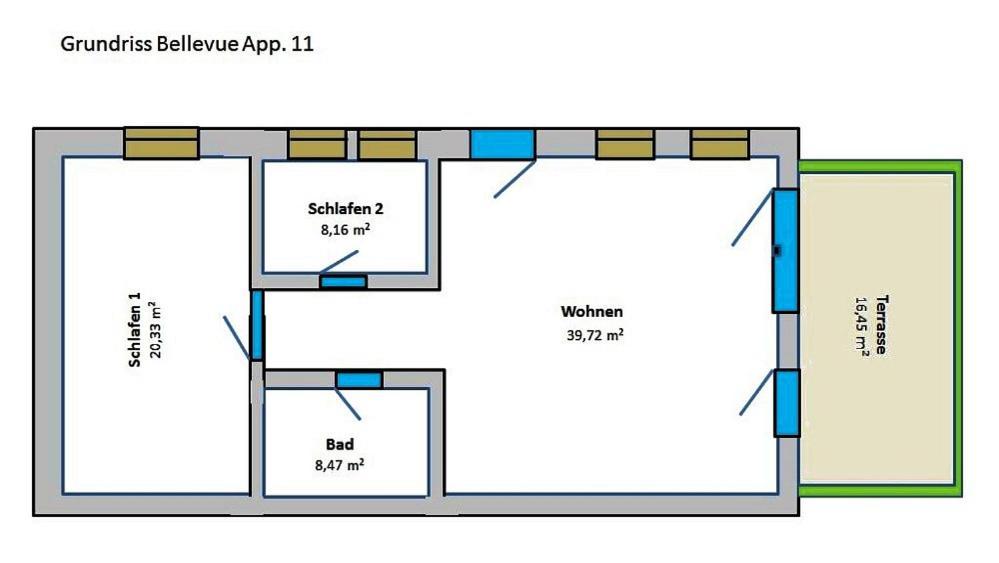 Bellevue-App-11 Apartment Херингсдорф Екстериор снимка